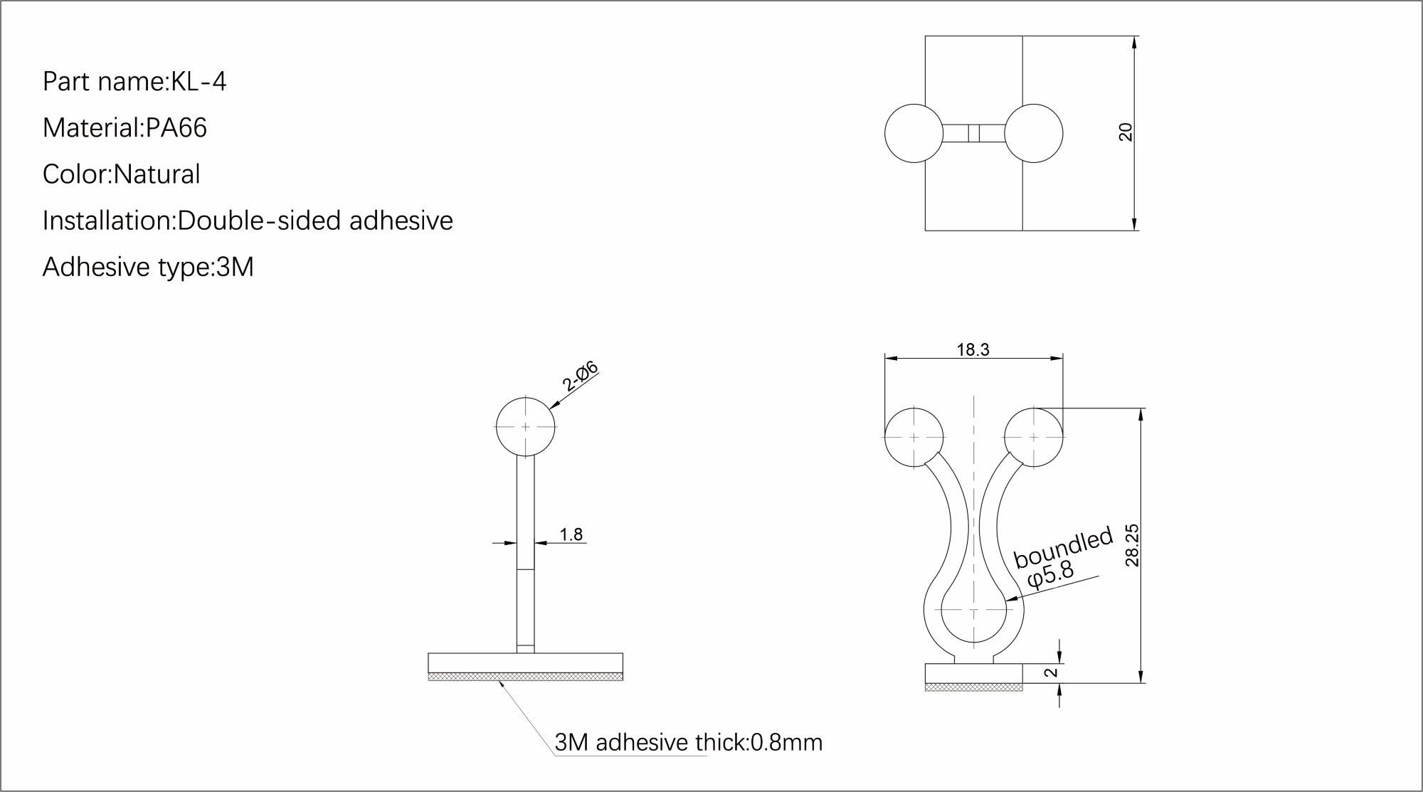 Twisted Fixed Seat KL-4